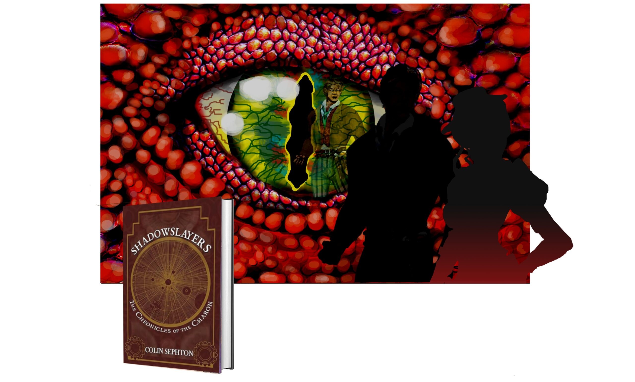 Image from the front cover of the shadowslayers book by Colin Sephton. Used for the shadowslayers review 1 and shadowslayers review 2