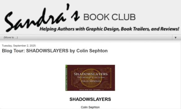 Blog post about Colin Sephton’s book from his virtual book tour